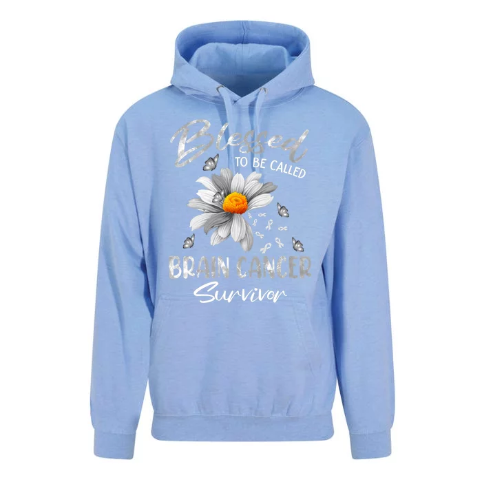 Blessed To Be Called Brain Cancer Survivor Gift Unisex Surf Hoodie