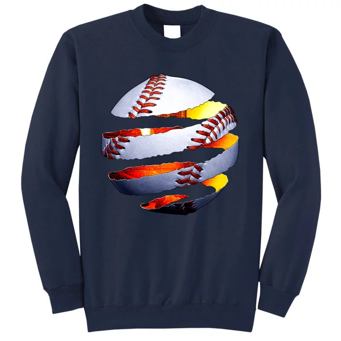 Baseball Tear Tall Sweatshirt