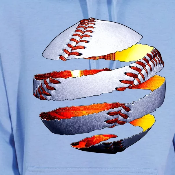 Baseball Tear Unisex Surf Hoodie