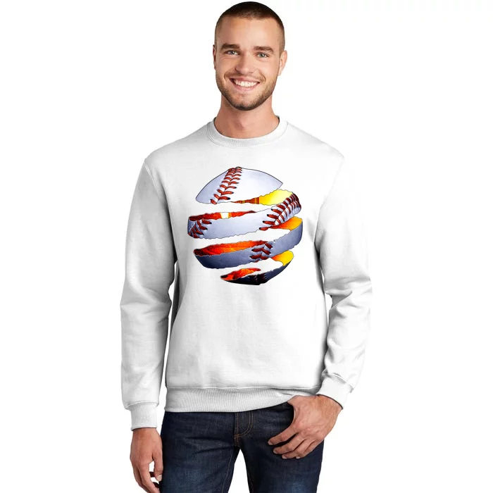 Baseball Tear Sweatshirt