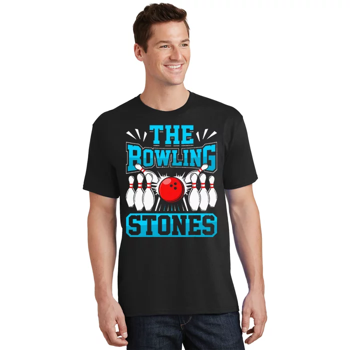 Bowling The Bowling Stones Funny Bowlers Bowling Lovers T-Shirt