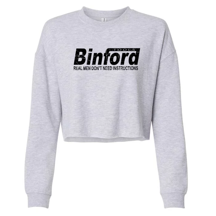 Binford Tools Cropped Pullover Crew