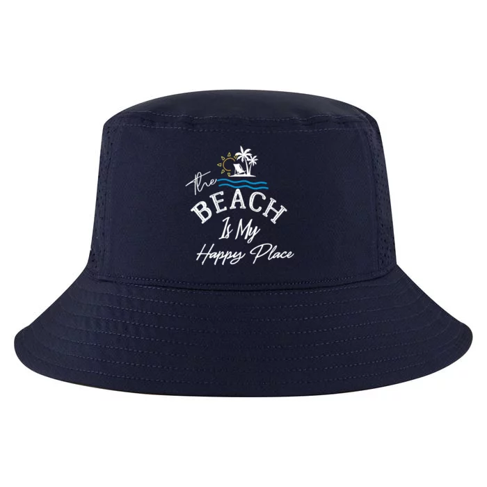 Beach The Beach is My Happy Place Beach Tank Top Cool Comfort Performance Bucket Hat