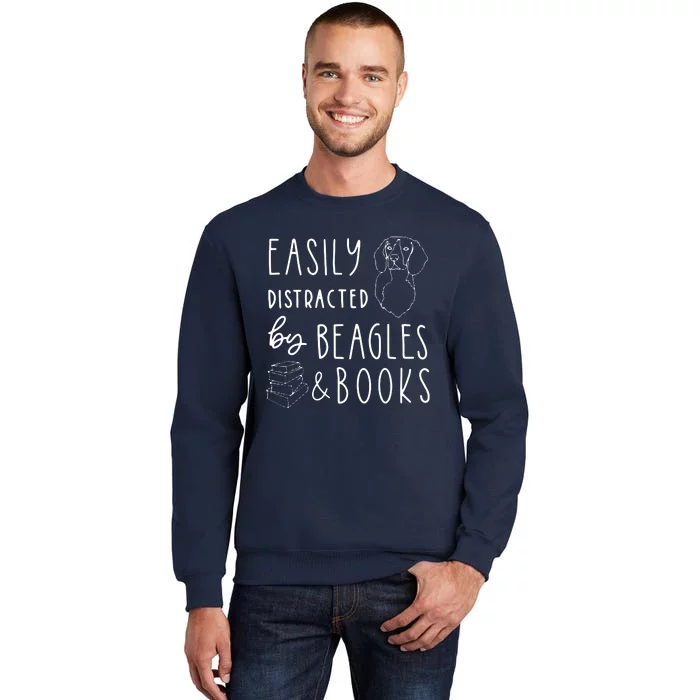 Beagle T Beagle Lover Beagles Books Tall Sweatshirt