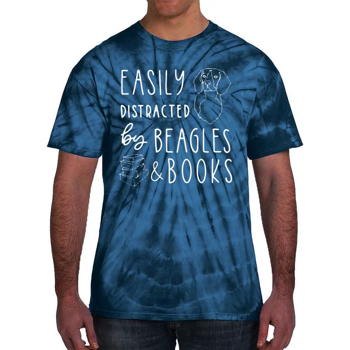 Beagle T Beagle Lover Beagles Books Tie-Dye T-Shirt