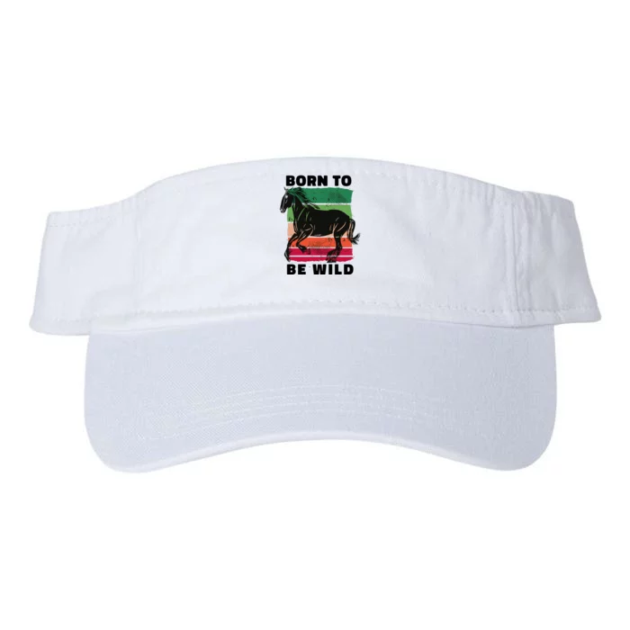 Born To Be Wild Horse Valucap Bio-Washed Visor