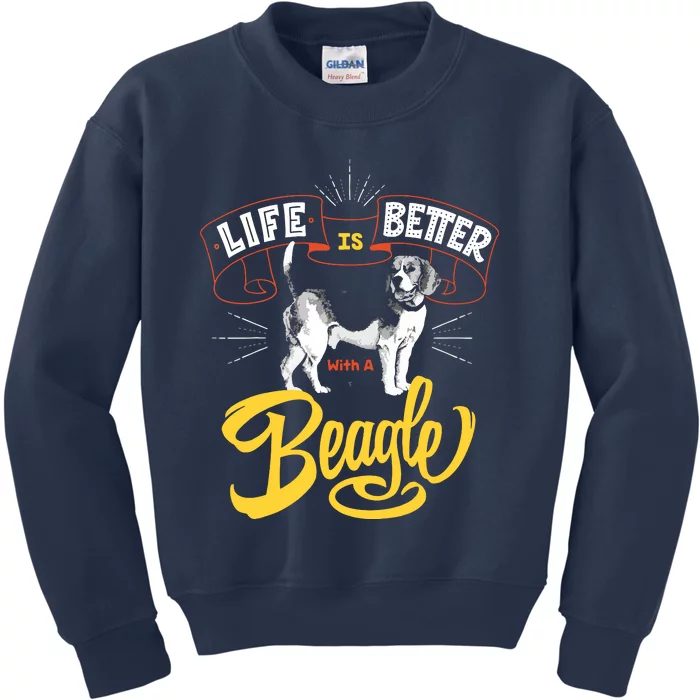 Beagle T Beagle Lover Beagle Gifts Beagle Kids Sweatshirt