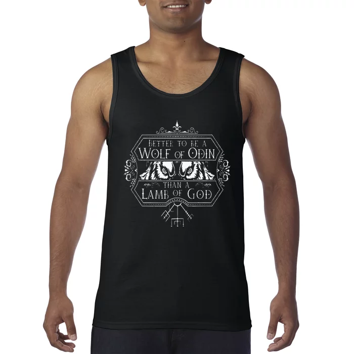 Better To Be A Wolf Of Odin Tank Top