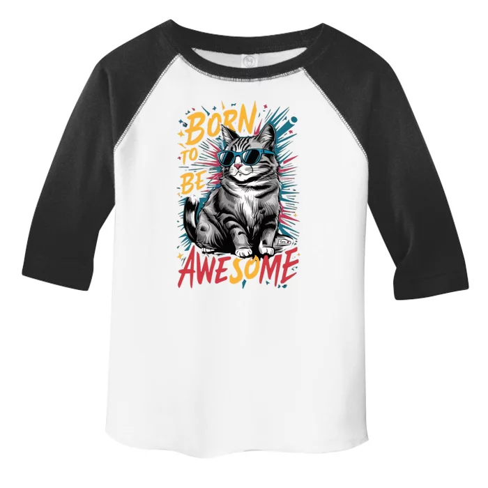 Born To Be Awe So Me Toddler Fine Jersey T-Shirt