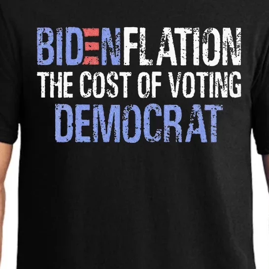 Bidenflation The Cost Of Voting Democrat Pajama Set