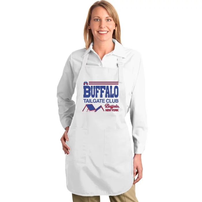 Buffalo Tailgate Club Buffalo New York Full-Length Apron With Pocket