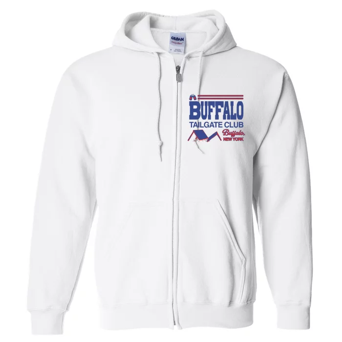 Buffalo Tailgate Club Buffalo New York Full Zip Hoodie