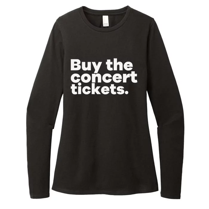 Buy The Concert Tickets Concert Ticketmaster Womens CVC Long Sleeve Shirt