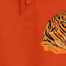 Bengal Tiger Catch The Focus Tiger Head Bengal Tiger Face Dry Zone Grid Performance Polo