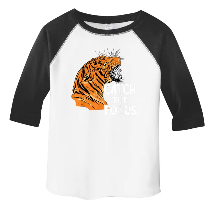 Bengal Tiger Catch The Focus Tiger Head Bengal Tiger Face Toddler Fine Jersey T-Shirt