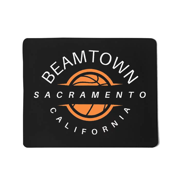 Beam Town City Swish Sacramento California Mousepad