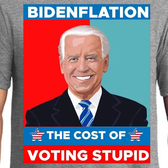 Bidenflation The Cost Of Voting Stupid Funny Joe Biden Pajama Set