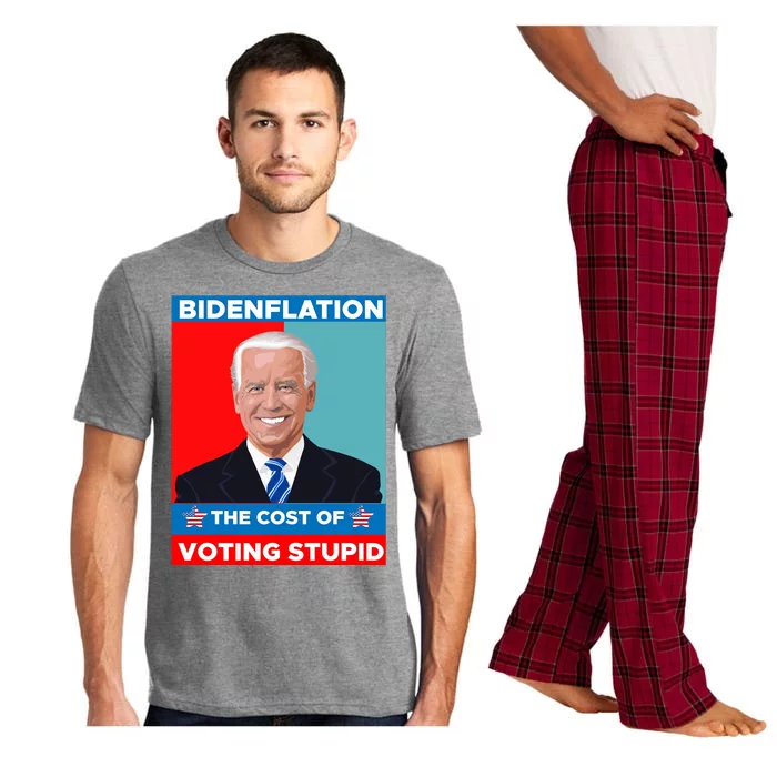 Bidenflation The Cost Of Voting Stupid Funny Joe Biden Pajama Set