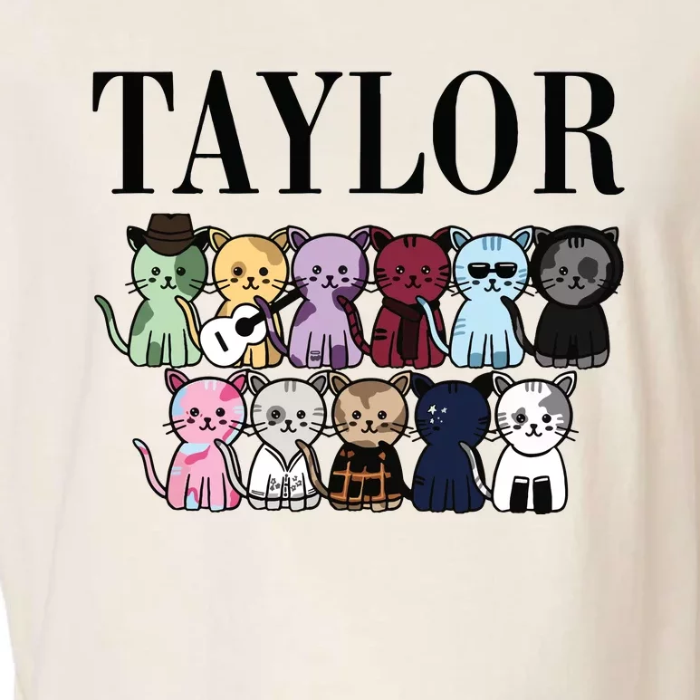 Birthday Taylor Cat Lover Garment-Dyed Women's Muscle Tee