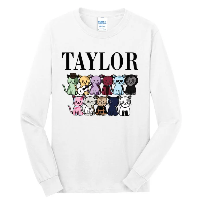 Birthday Taylor Cat Lover Tall Long Sleeve T-Shirt