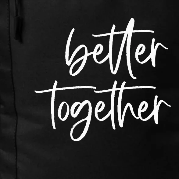 Better Together Cute Matching Couples Outfits Daily Commute Backpack