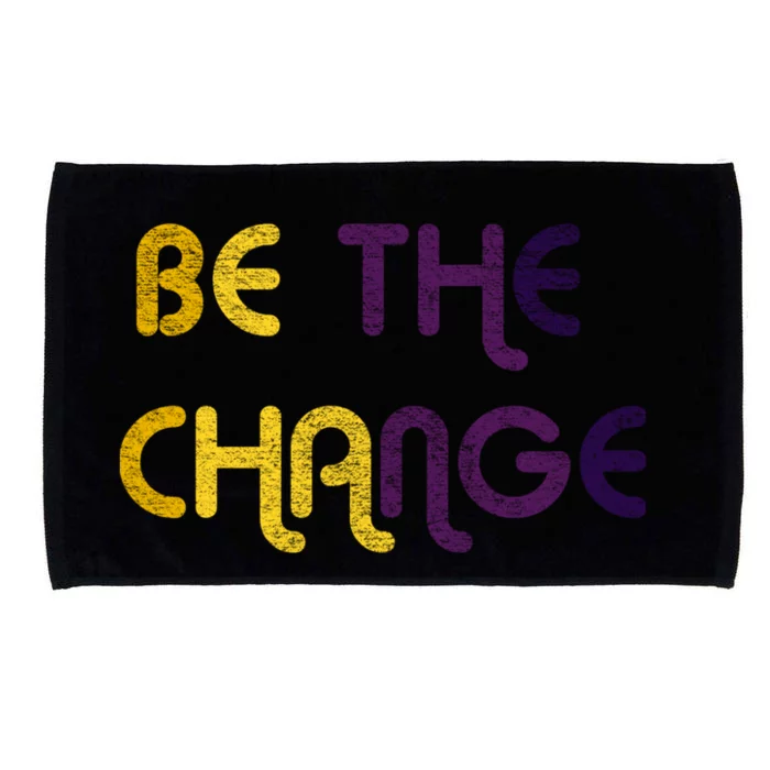 Be The Change Motivational Gift Microfiber Hand Towel