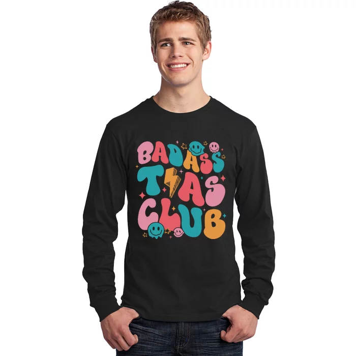 Badass Tia Cool Aunts Club Crewneck Cool Moms Long Sleeve Shirt