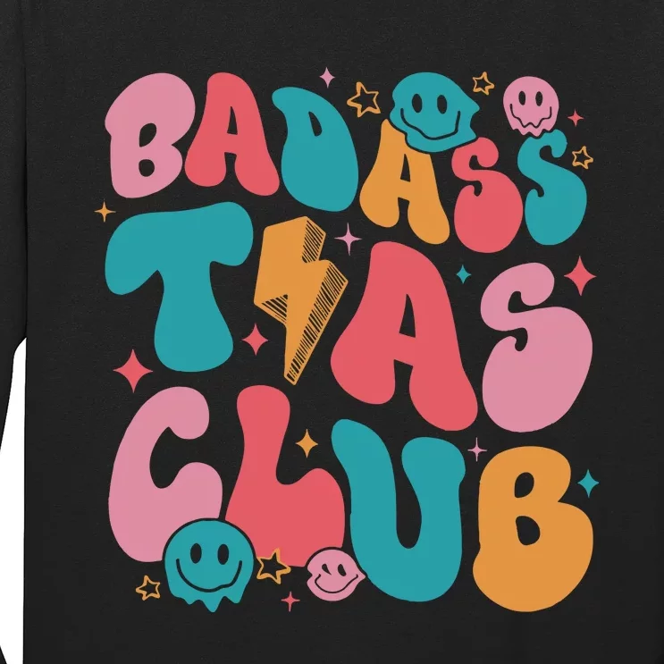 Badass Tia Cool Aunts Club Crewneck Cool Moms Long Sleeve Shirt