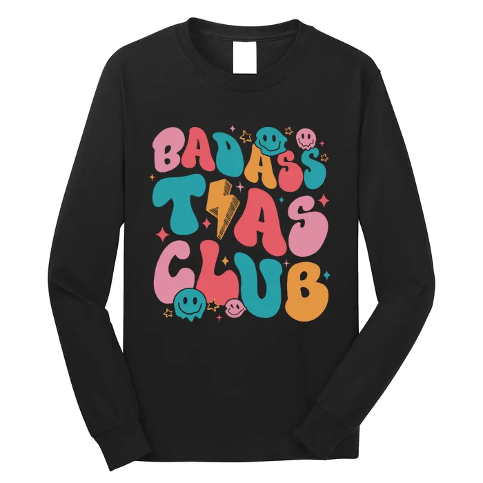 Badass Tia Cool Aunts Club Crewneck Cool Moms Long Sleeve Shirt