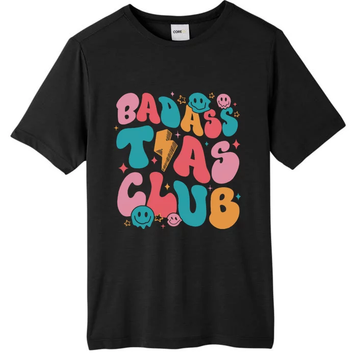 Badass Tia Cool Aunts Club Crewneck Cool Moms ChromaSoft Performance T-Shirt