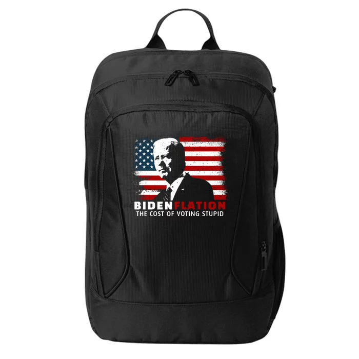 BidenFlation The Cost Of Voting Stupid Biden Flation City Backpack