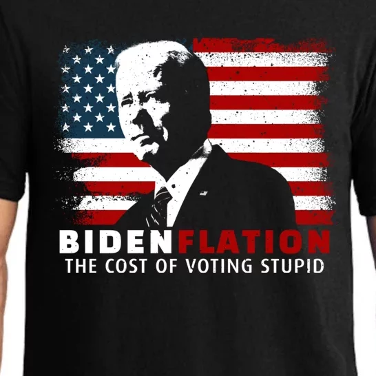 BidenFlation The Cost Of Voting Stupid Biden Flation Pajama Set