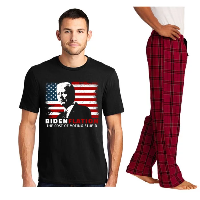 BidenFlation The Cost Of Voting Stupid Biden Flation Pajama Set