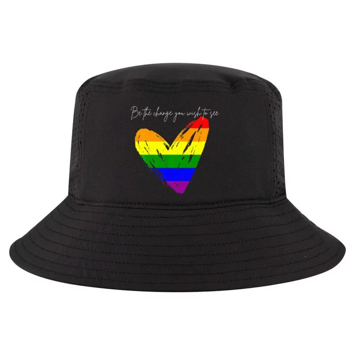 Be The Change You Wish To See Cool Comfort Performance Bucket Hat