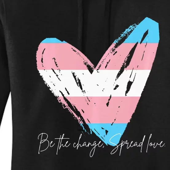 Be The Change Spread Love Women's Pullover Hoodie