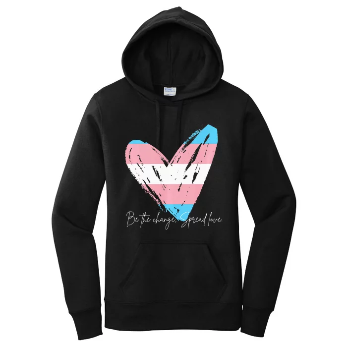 Be The Change Spread Love Women's Pullover Hoodie