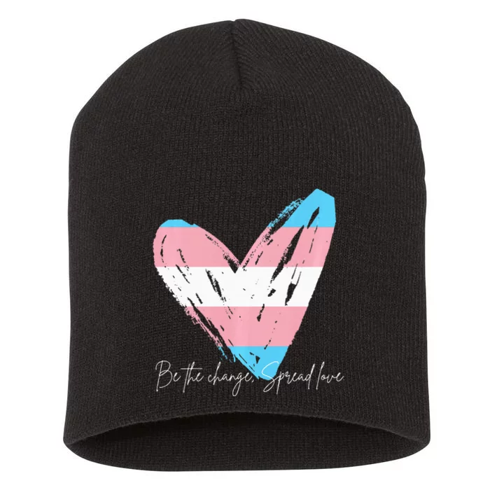 Be The Change Spread Love Short Acrylic Beanie