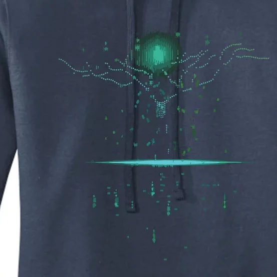 Binary Tree Coding Computer Programmer Women's Pullover Hoodie