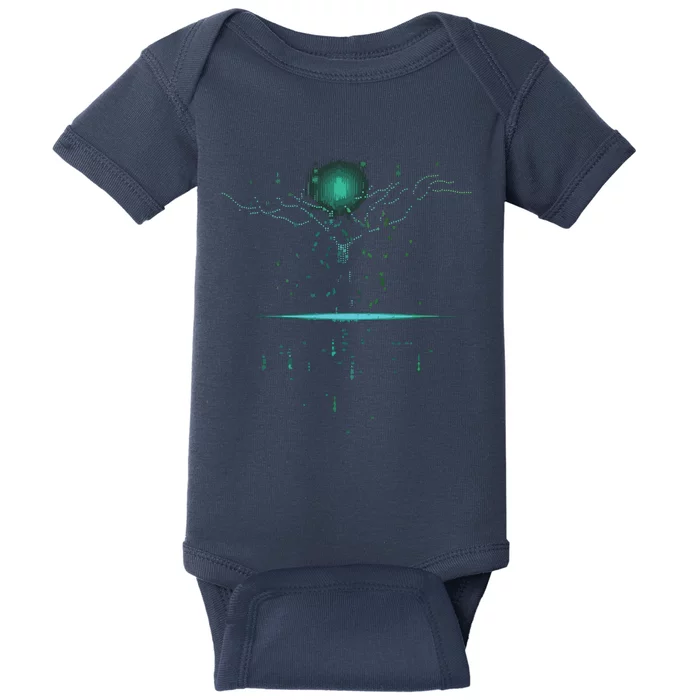 Binary Tree Coding Computer Programmer Baby Bodysuit