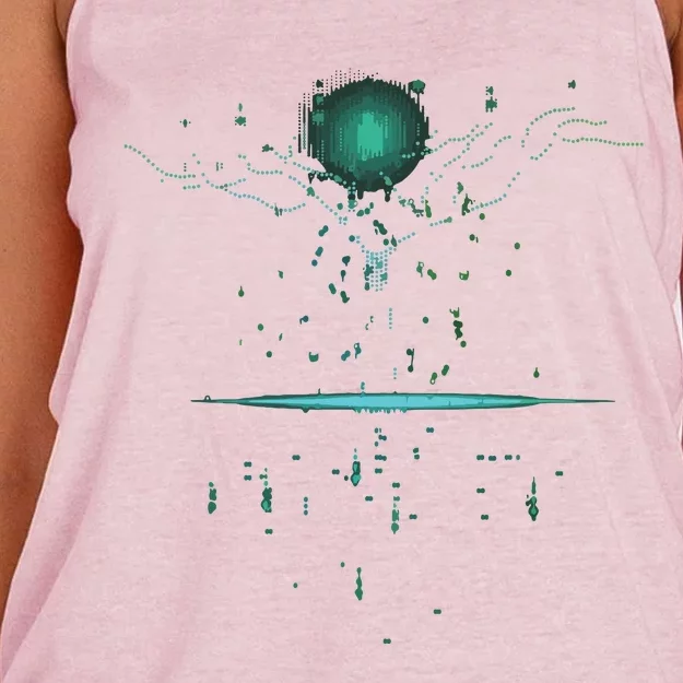 Binary Tree Coding Computer Programmer Women's Knotted Racerback Tank