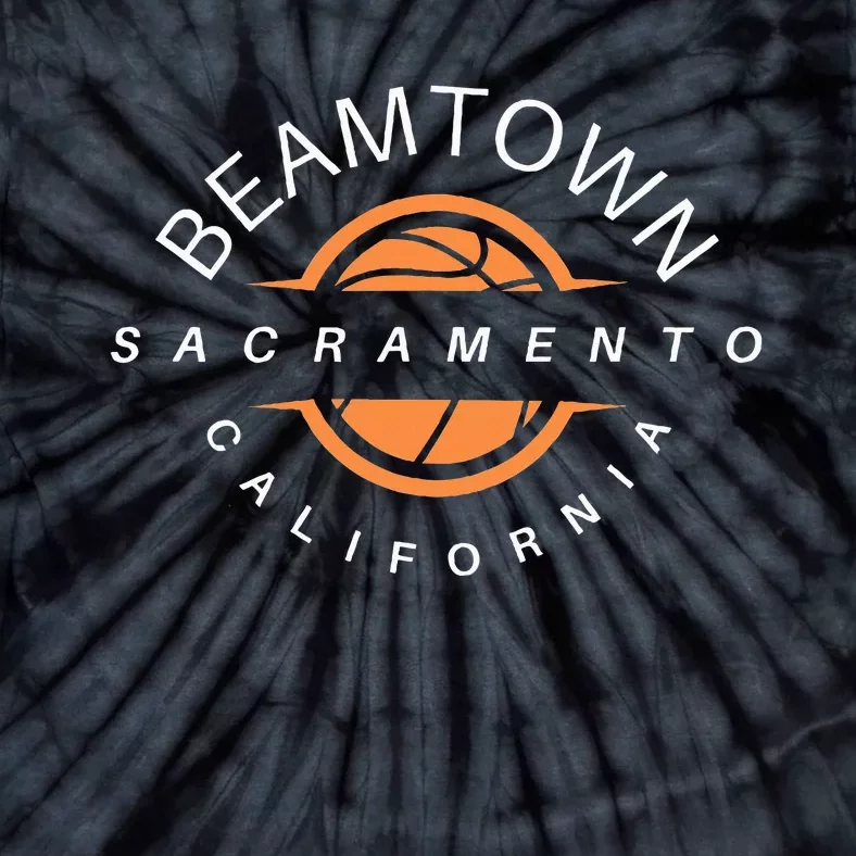 Beam Town City Swish Sacramento California Tie-Dye T-Shirt