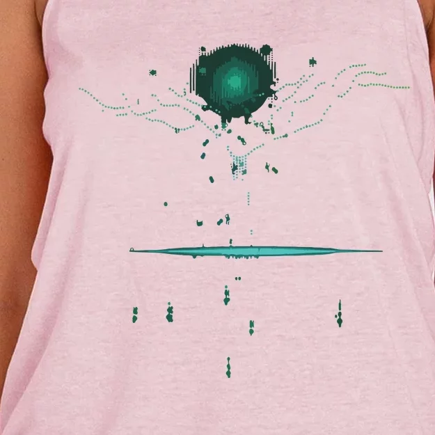 Binary Tree Coding Computer Programmer Women's Knotted Racerback Tank