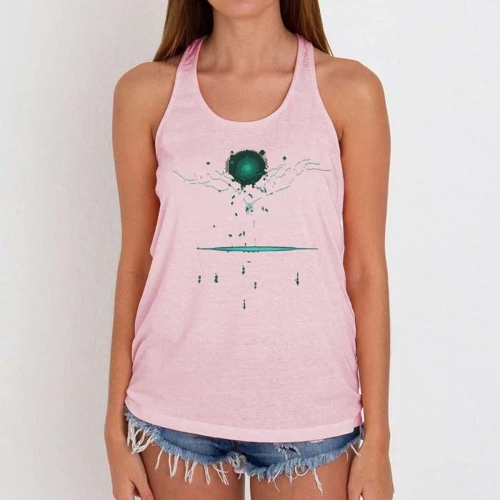 Binary Tree Coding Computer Programmer Women's Knotted Racerback Tank