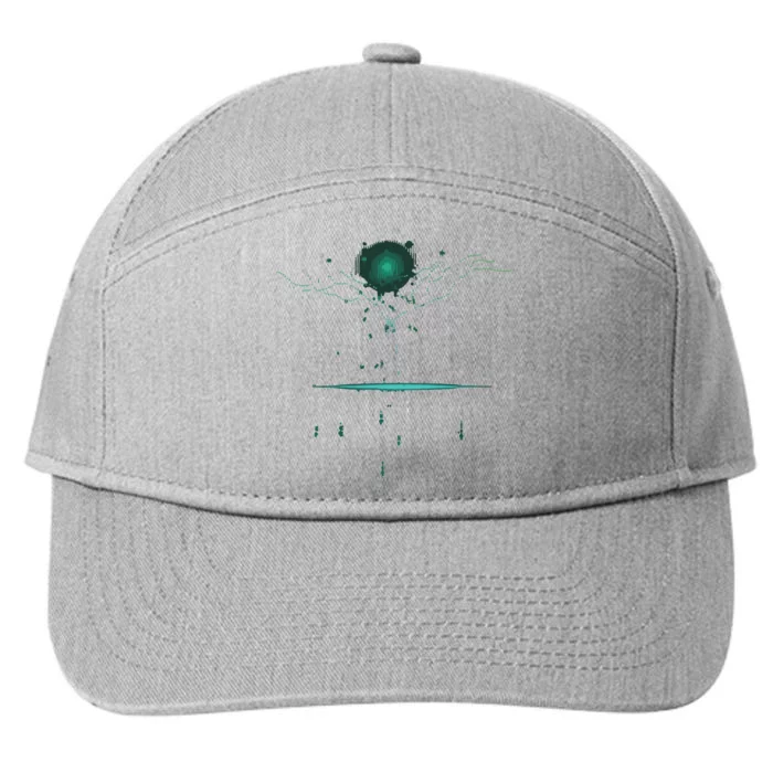 Binary Tree Coding Computer Programmer 7-Panel Snapback Hat