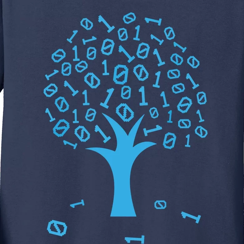 Binary Tree Computer Science Lovers Coding Kids Long Sleeve Shirt