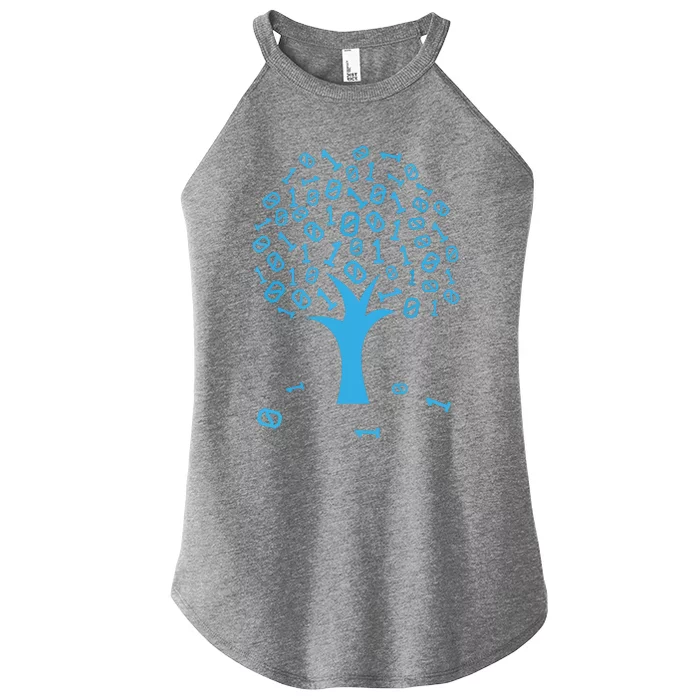 Binary Tree Computer Science Lovers Coding Women’s Perfect Tri Rocker Tank