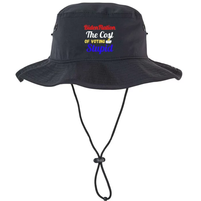 BidenFlation The Cost Of Voting Stupid Anti Biden Flation Legacy Cool Fit Booney Bucket Hat