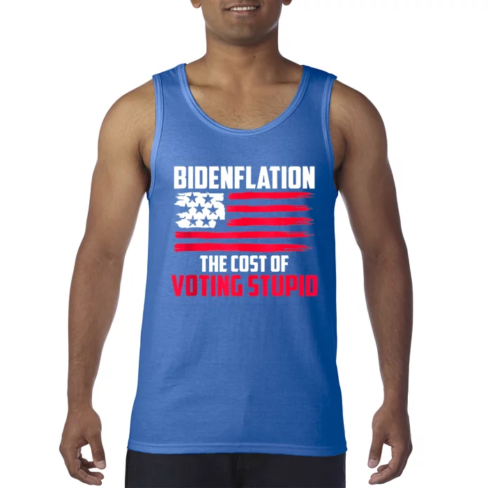 Bidenflation The Cost Of Voting Stupid Anti Biden Tank Top