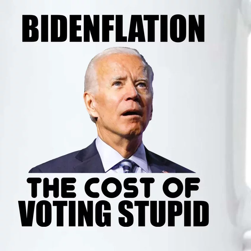 Bidenflation The Cost Of Voting Stupid Funny Black Color Changing Mug