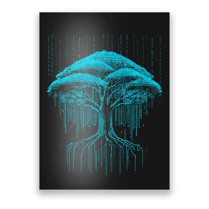 Binary Tree Coding Computer Programmer Poster